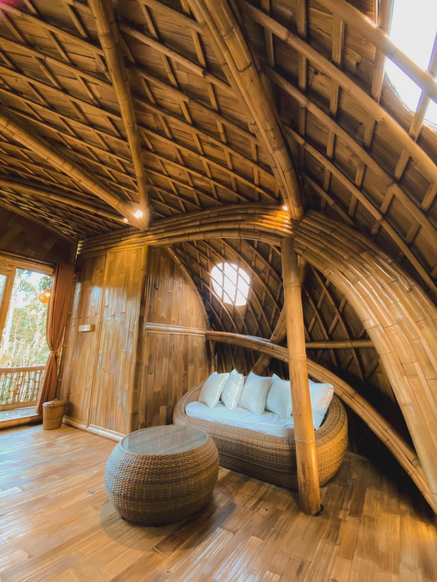 Alamvaya Bali Bamboo House Villa ซิเดอมัน ภายนอก รูปภาพ