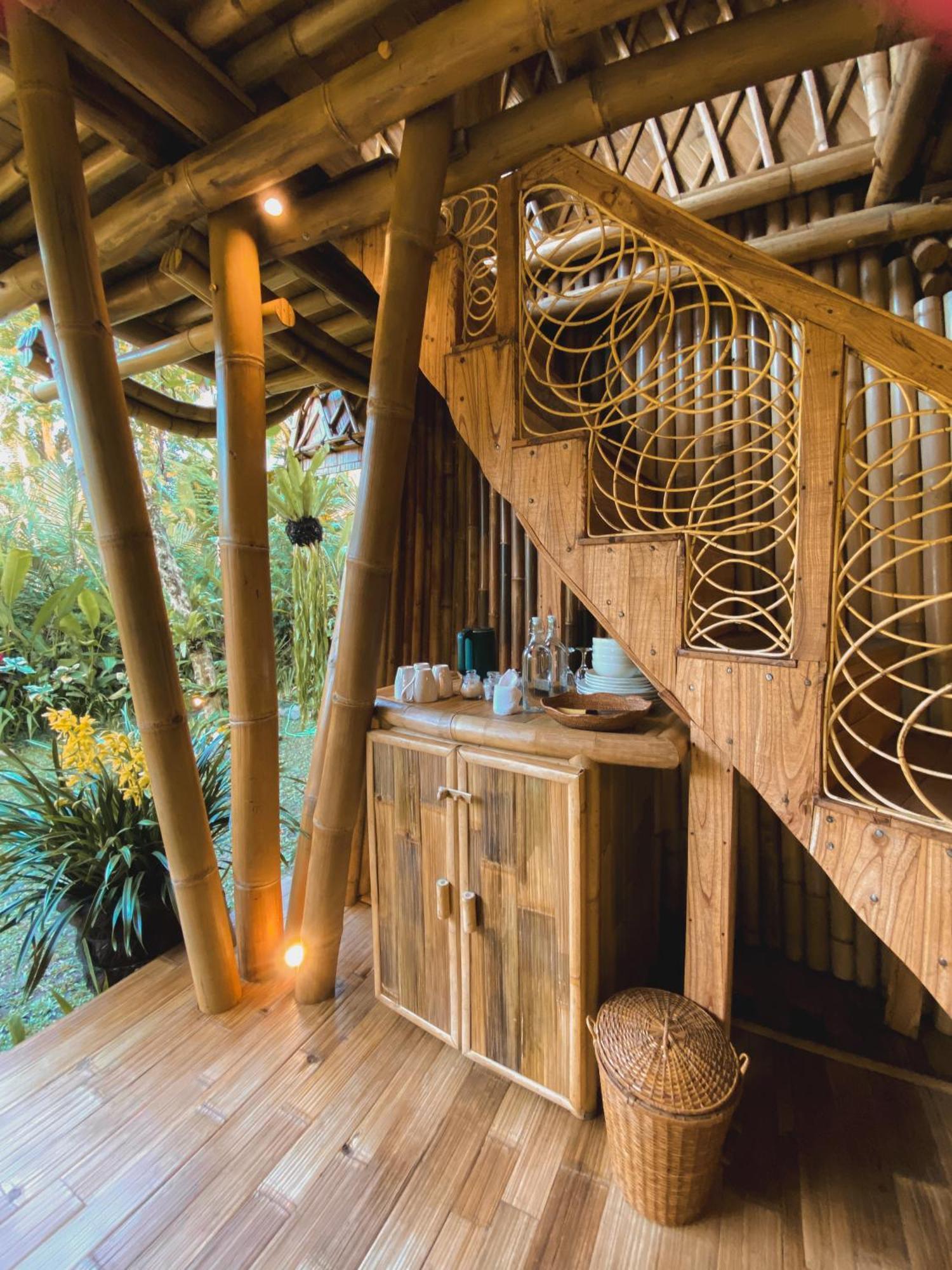 Alamvaya Bali Bamboo House Villa ซิเดอมัน ภายนอก รูปภาพ