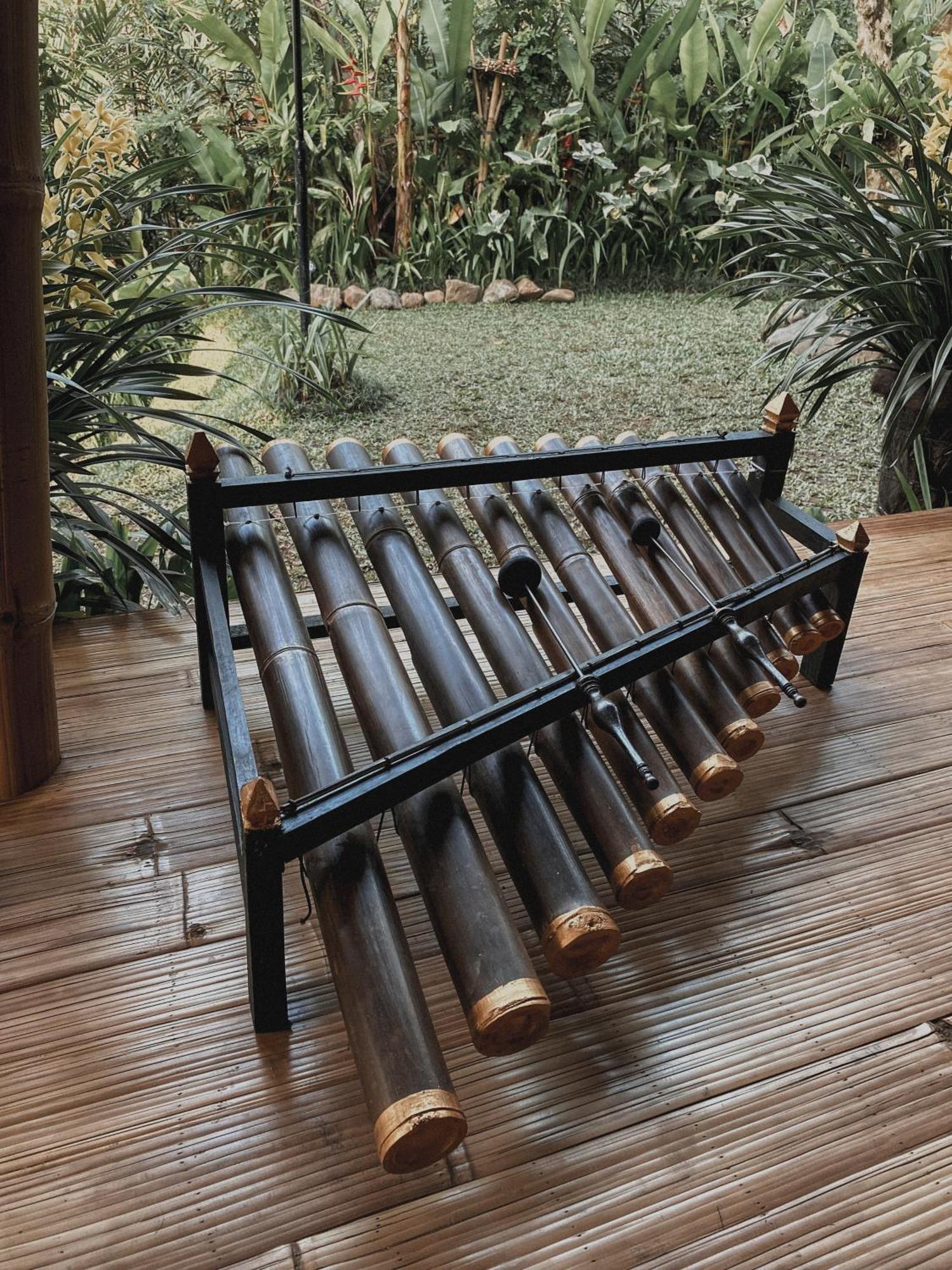 Alamvaya Bali Bamboo House Villa ซิเดอมัน ภายนอก รูปภาพ