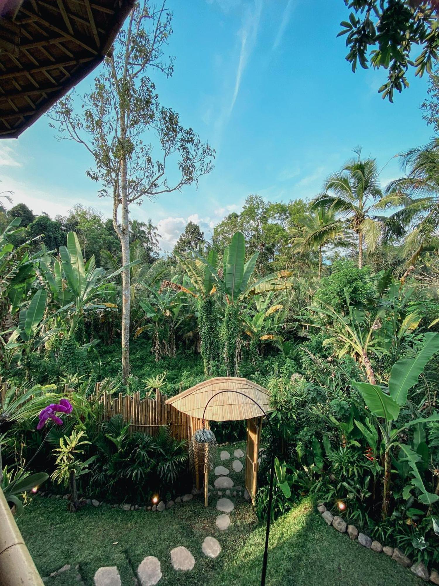 Alamvaya Bali Bamboo House Villa ซิเดอมัน ภายนอก รูปภาพ