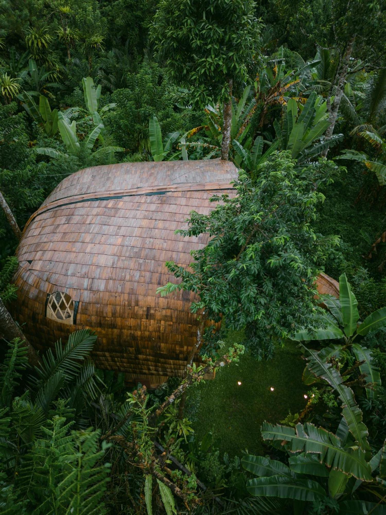 Alamvaya Bali Bamboo House Villa ซิเดอมัน ภายนอก รูปภาพ