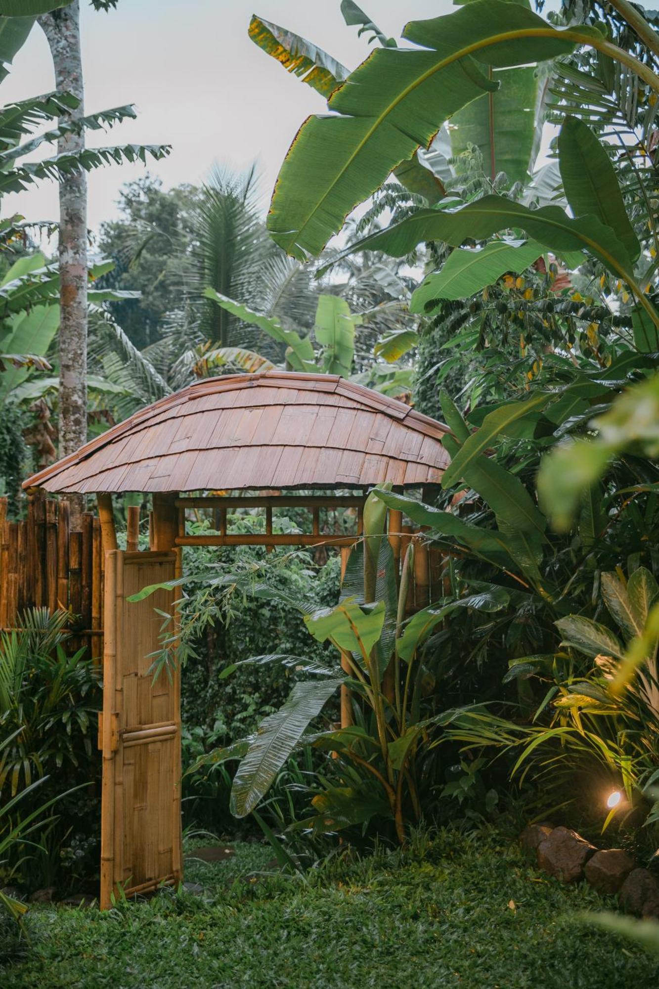 Alamvaya Bali Bamboo House Villa ซิเดอมัน ภายนอก รูปภาพ